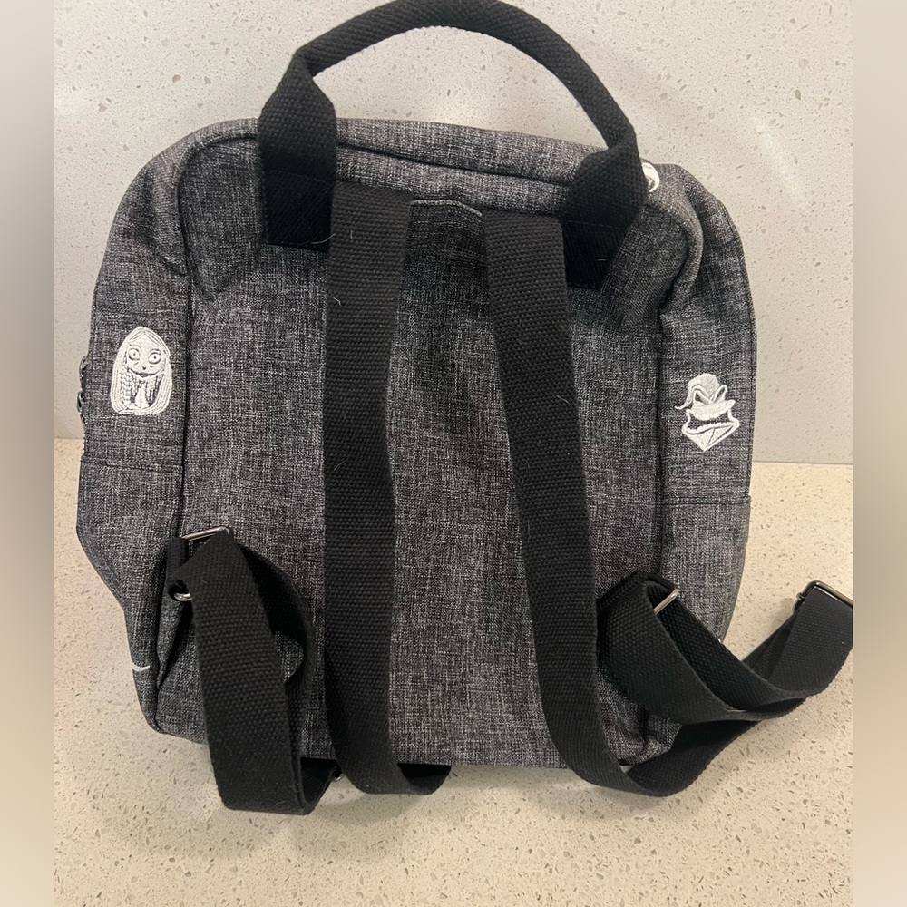 Disney Parks Loungefly Nightmare Before Christmas NBC Heads Embroidered Backpack - Picture 2 of 4